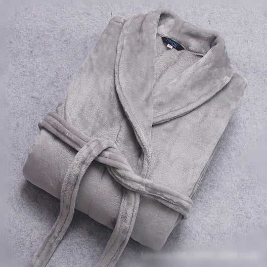 Dames Winterbadjas Lichte Koraalfleece met Riem 7