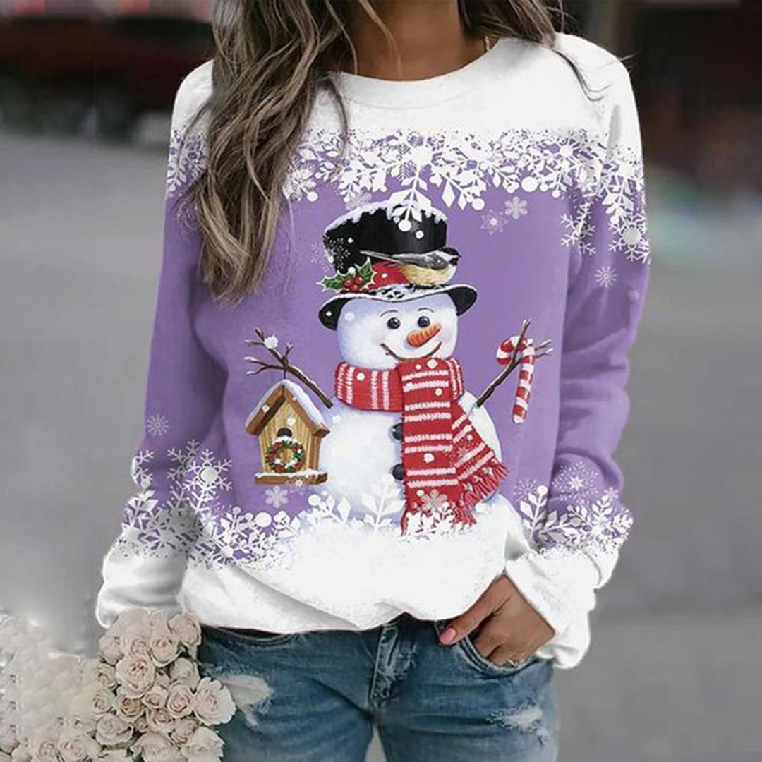 Dames Wintertrui Ronde Hals Stijlvol 4