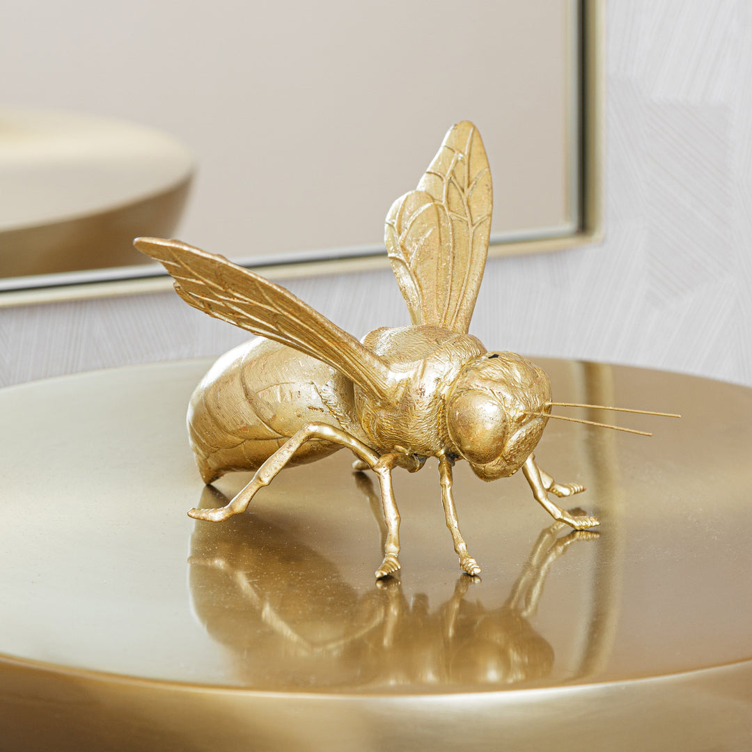 Decoratieve Bij Goudkleurig Design 1