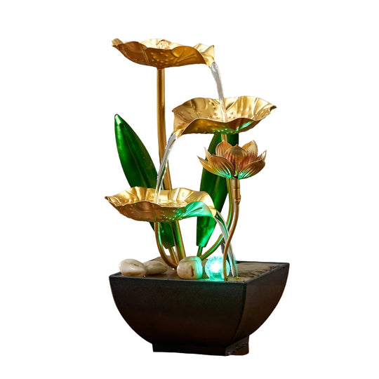 Decoratieve Binnenfontein Lotus Serein voor Rustgevende Sfeer 0