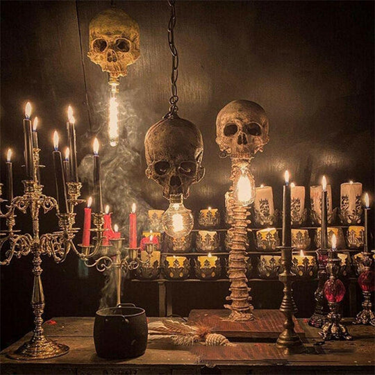 Decoratieve Schedellamp met Ruggengraat voor Griezelige Decoratie 3