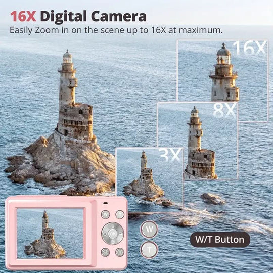 Digitale Camera Vintage Stijl met Moderne Functies 4
