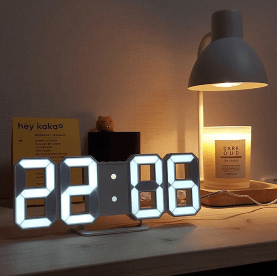 Digitale Klok Alarm LED Display Minimalistisch Design 0