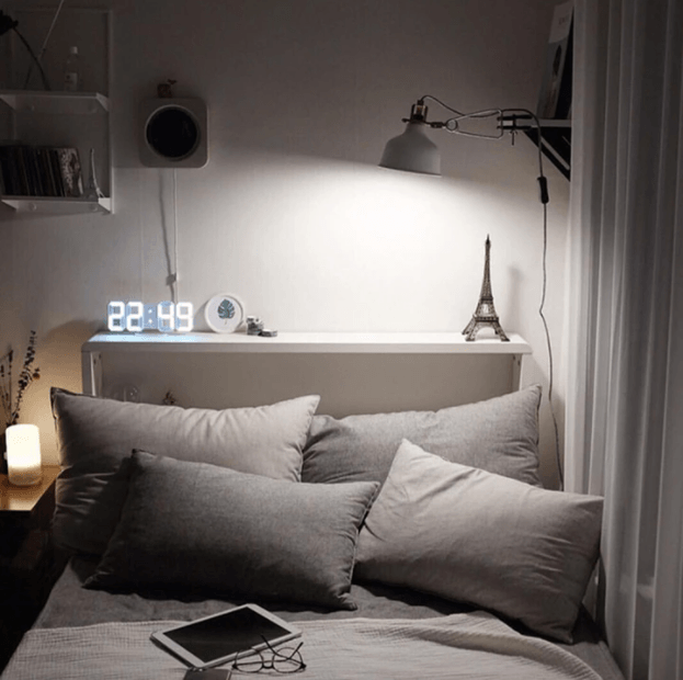 Digitale Klok Alarm LED Display Minimalistisch Design 1
