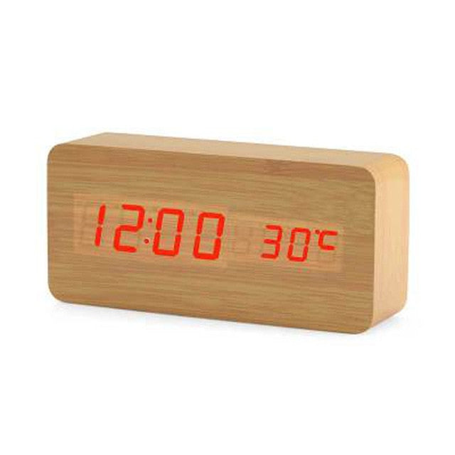 Digitale LED Wekker met Spraakbesturing en Modern Design 2