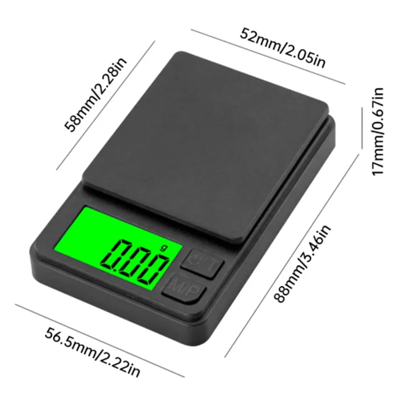 Digitale Weegschaal Compact en Nauwkeurig Voor Thuis en Onderweg 3