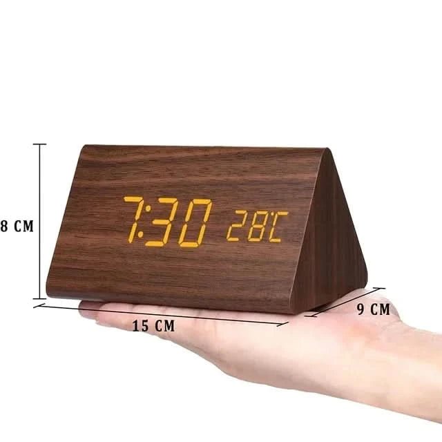 Digitale Wekker met LED-display en Retro Design 2