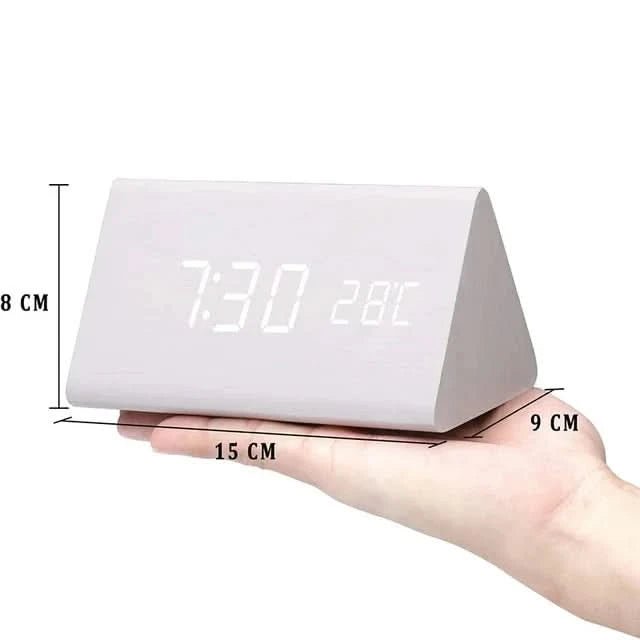 Digitale Wekker met LED-display en Retro Design 3
