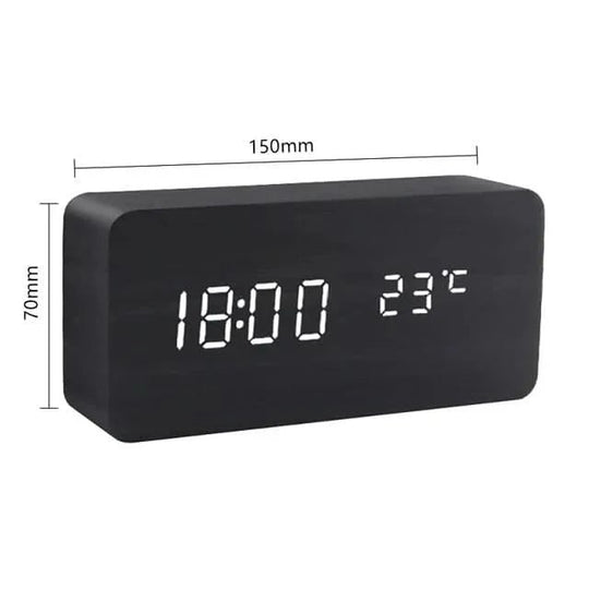Digitale Wekker met LED-display en Retro Design 5