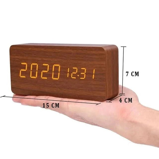 Digitale Wekker met LED-display en Retro Design 6