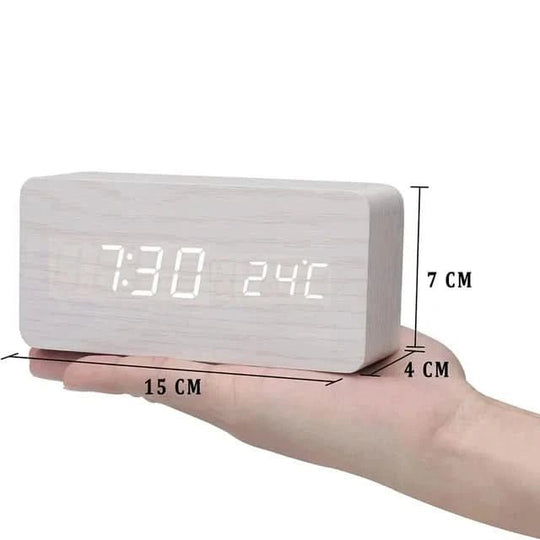 Digitale Wekker met LED-display en Retro Design 8