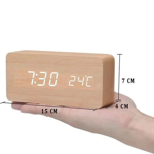 Digitale Wekker met LED-display en Retro Design 9