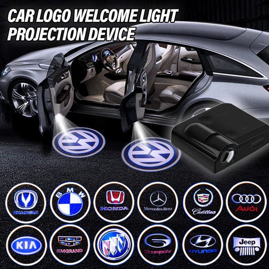 Draadloos Auto Deurlogo Projectorlicht met Automatische Activering 0