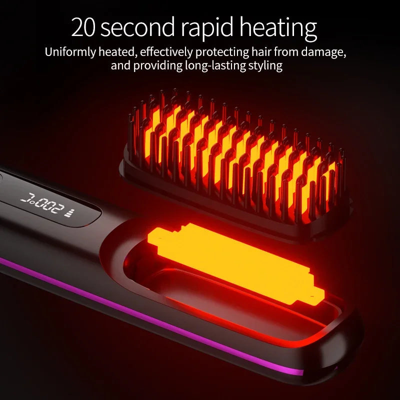 Draadloze Haarstyler met LCD-display 3
