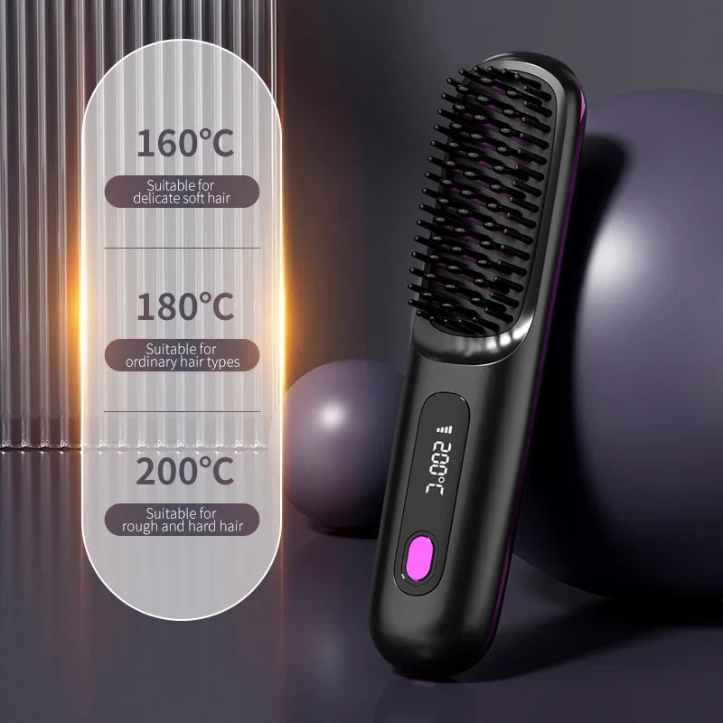 Draadloze Haarstyler met LCD-display 5
