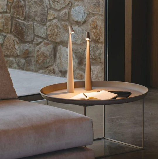 Draadloze Tafellamp Dimbaar Aluminium USB Oplaadbaar Modern Design 3