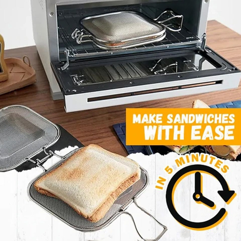 Draagbaar Sandwich Roosterrek voor Keuken 0