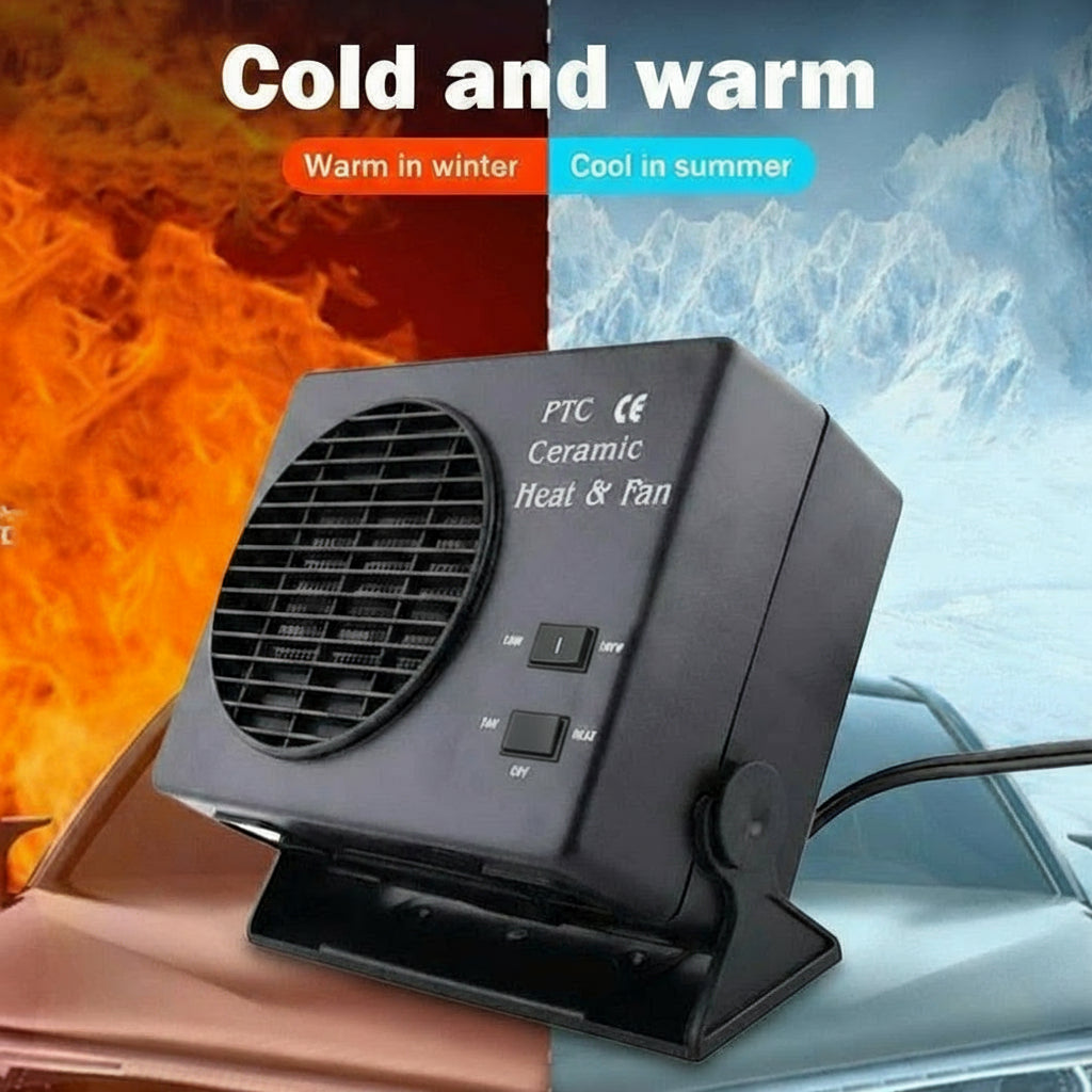 Draagbare 12V Auto Verwarmingsventilator met Thermostaat 1