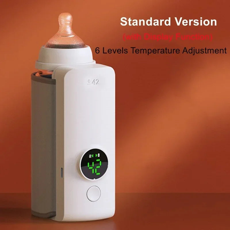 Draagbare Babyflessenwarmer met Temperatuurregeling en Digitaal Display 2
