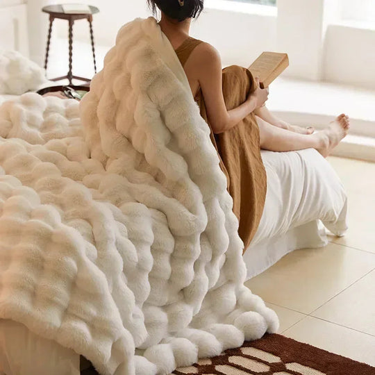 Draagbare Fleece Deken met Stijlvol Ontwerp 0