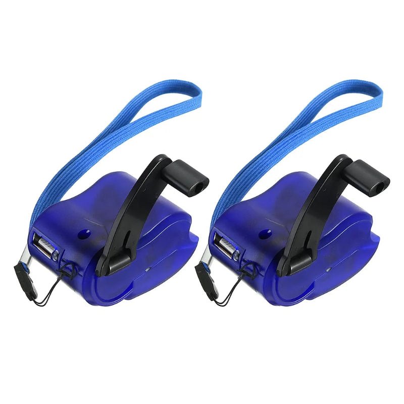 Draagbare Handzwengel Noodoplader met USB en LED 11