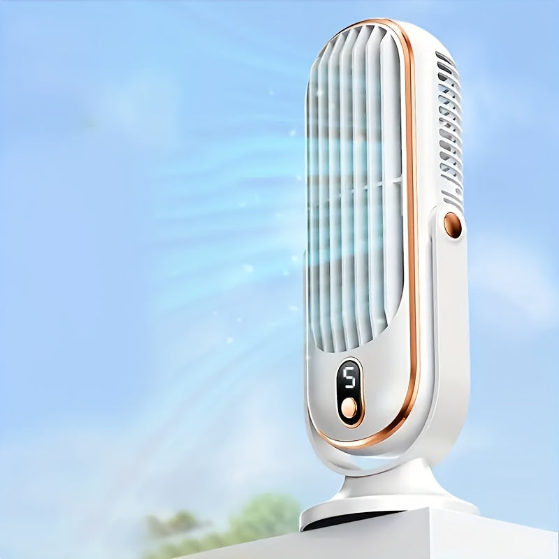 Draagbare Koelventilator met Dubbele Motor en 720° Rotatie 5