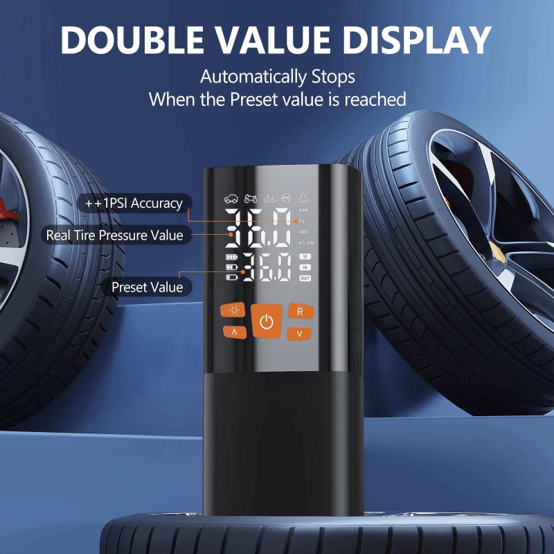 Draagbare Luchtcompressor 180 PSI met Digitaal Display 2