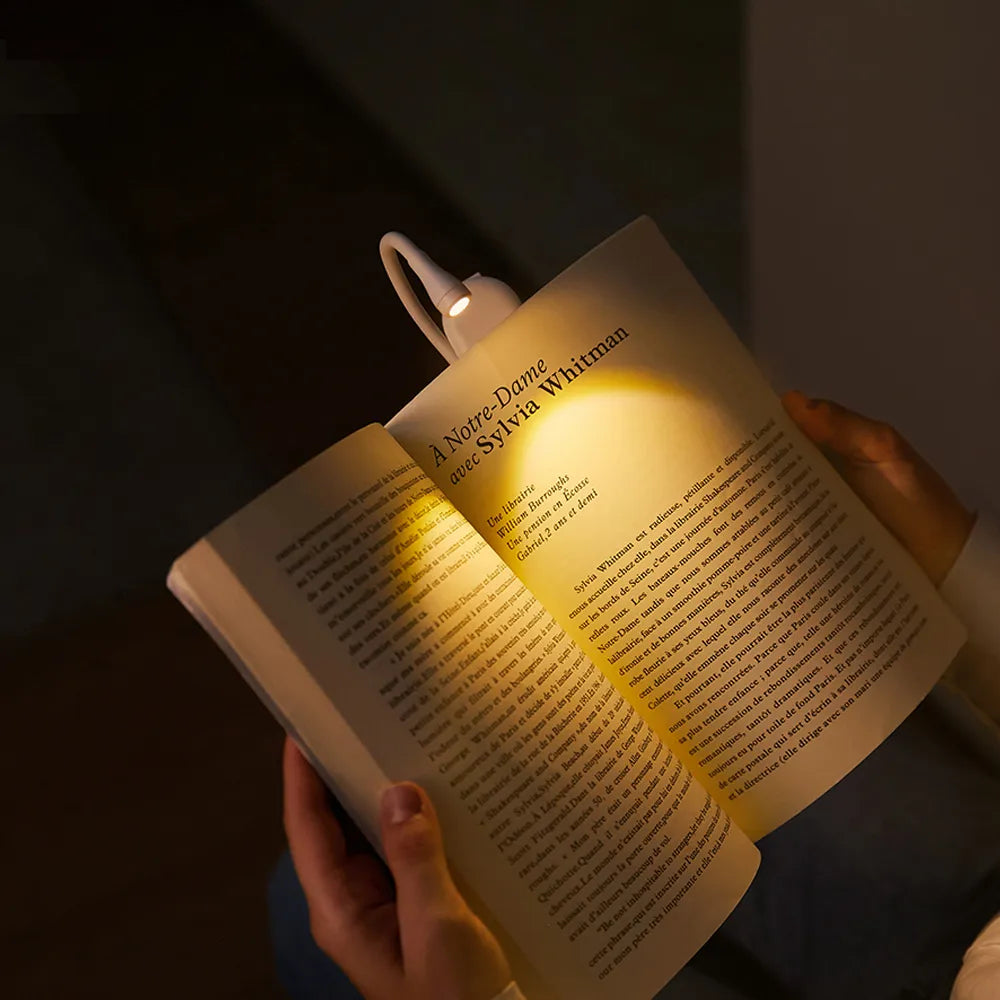Draagbare Mini Boeklamp Dimbaar voor Avondlezen 0