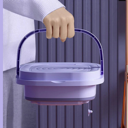 Draagbare Mini Wasmachine 8L Opvouwbaar Voor Kleine Ruimtes En Camping 1