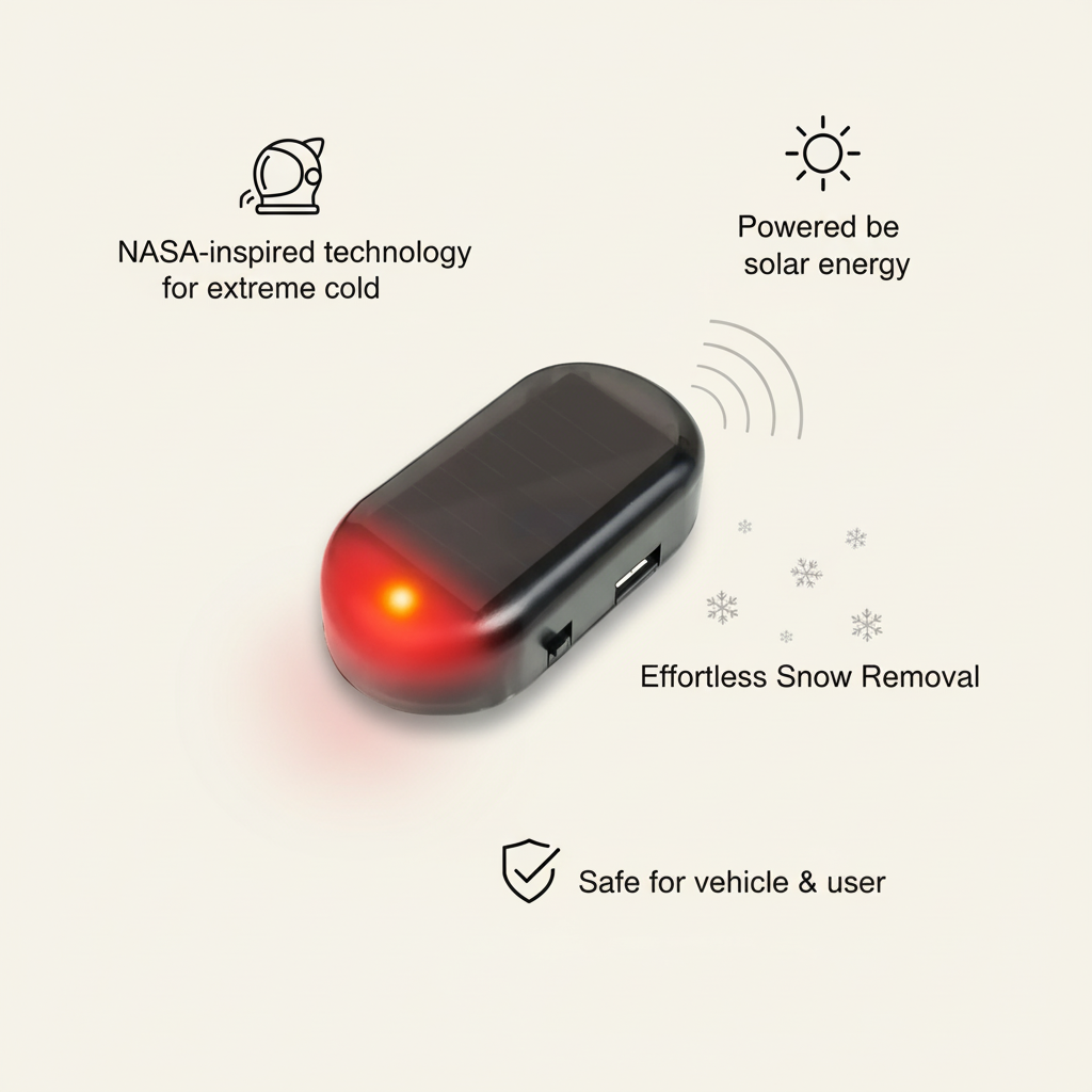 Elektromagnetische Sneeuwruimer voor Voertuigen 0