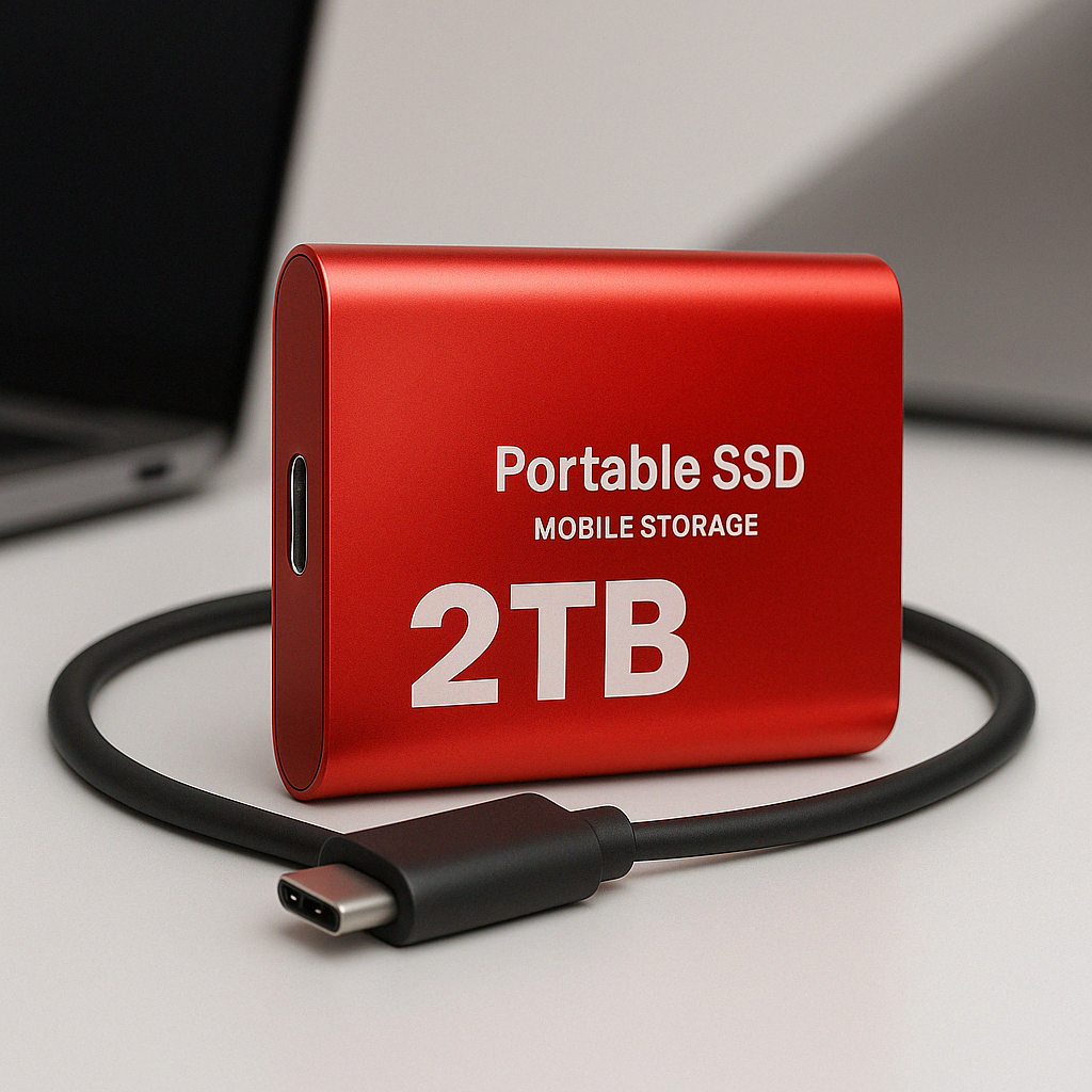 Externe SSD 2TB USB-C Snelle Opslag 4