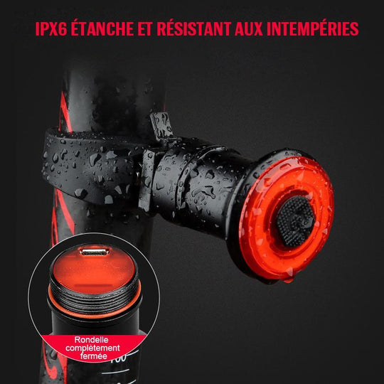 Fiets Achterlicht met Intelligente Remfunctie 4