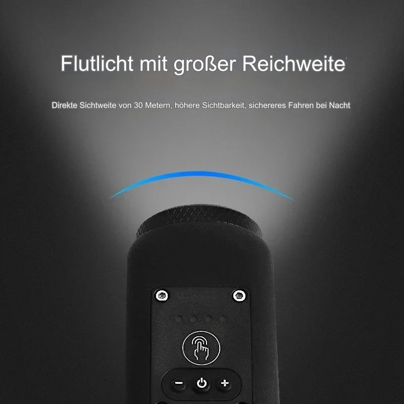 Fiets Elektronische Claxon met LED Licht Waterdicht en Schokbestendig 4
