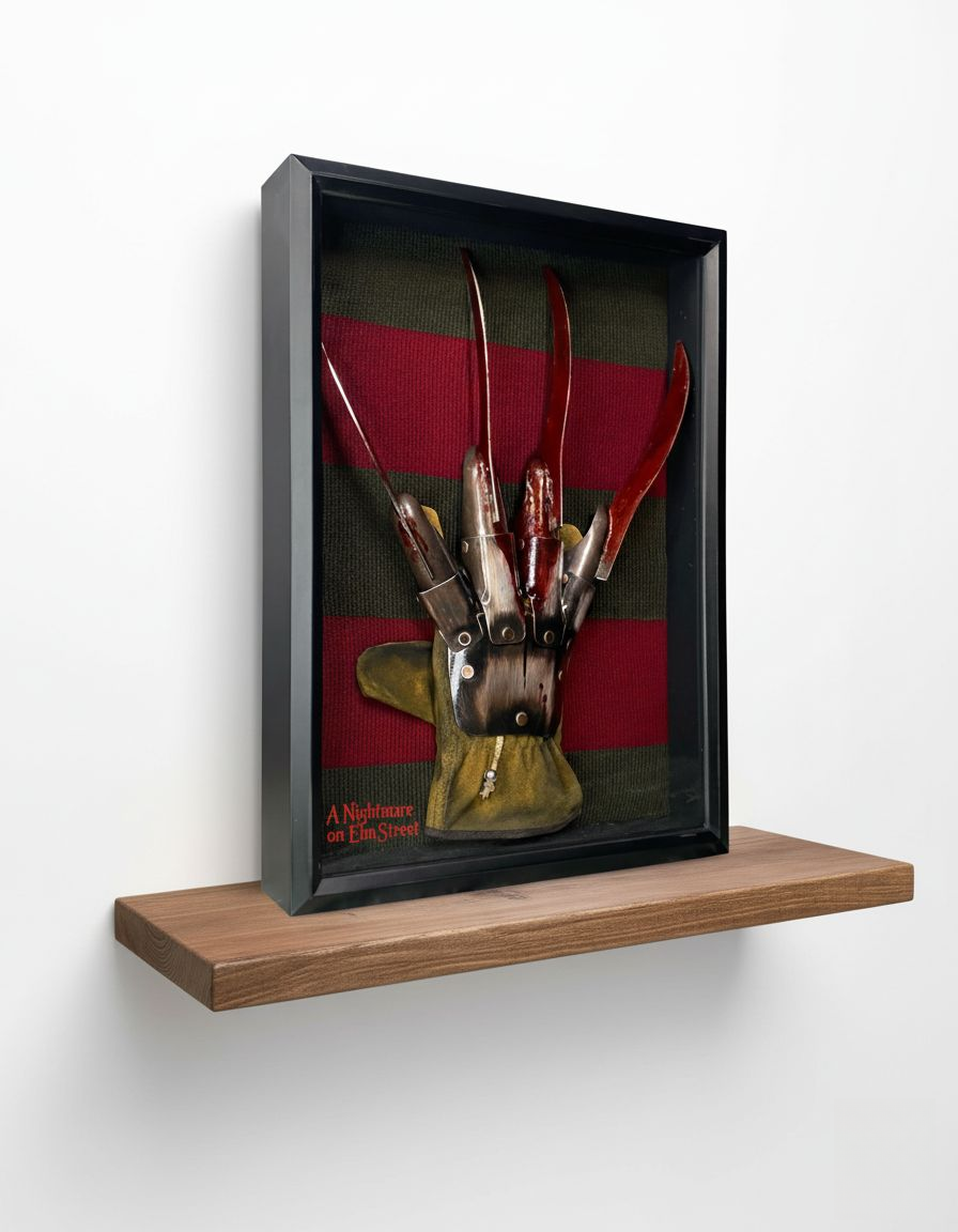 Freddy Krueger Shadow Box Display voor Horror Fans 1