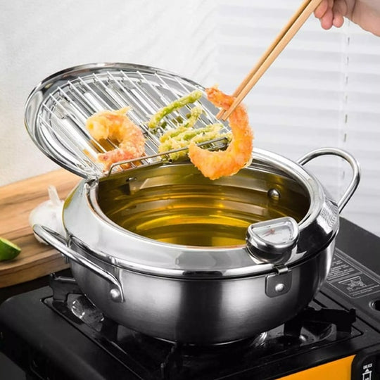 Friteuse Voor Perfect Gefrituurde Maaltijden Met Ingebouwde Thermometer 4