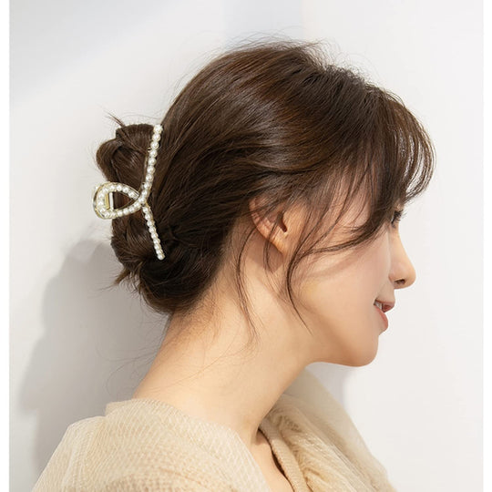 Haarclips voor Dames met Parels - 4 Stuks 6