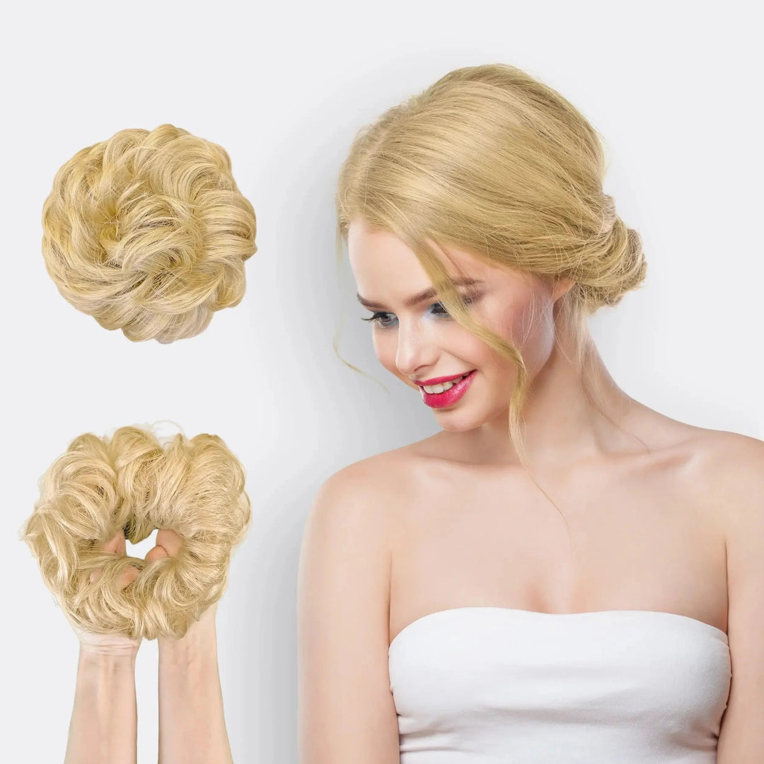 Haarverlenging Scrunchie BunPop Casual Knot 13