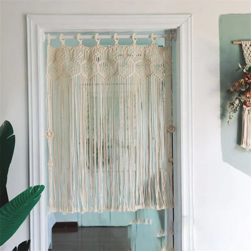 Hangende Macramé Draperie voor Thuisdecoratie Minimalistisch Design 2