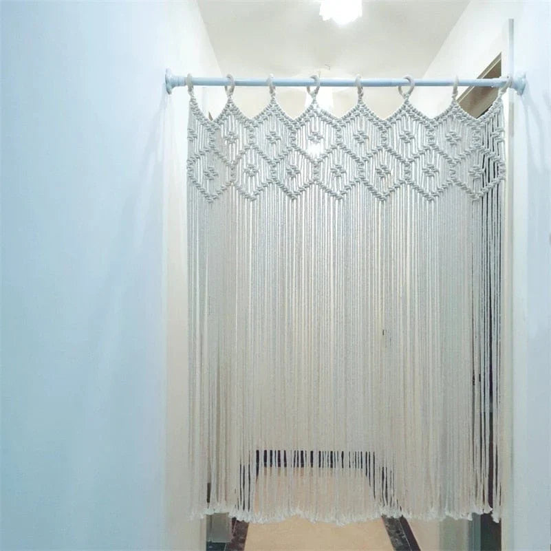 Hangende Macramé Draperie voor Thuisdecoratie Minimalistisch Design 6