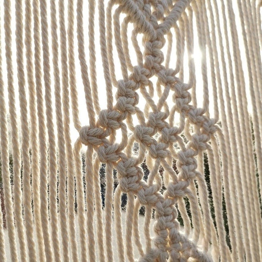 Hangende Macramé Draperie voor Thuisdecoratie Minimalistisch Design 7