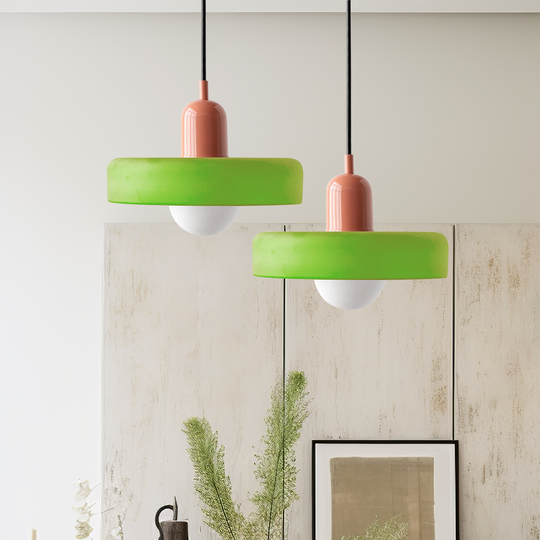 Hanglamp Gekleurd Glas Modern Design 16