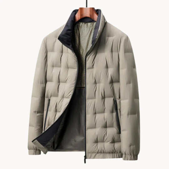 Heren All-Weather Jacket Met Minimalistisch Ontwerp 1
