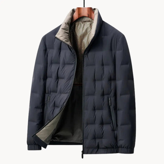 Heren All-Weather Jacket Met Minimalistisch Ontwerp 10