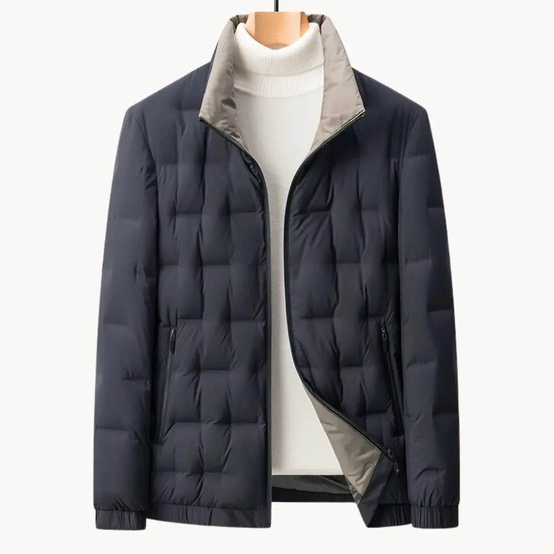 Heren All-Weather Jacket Met Minimalistisch Ontwerp 3