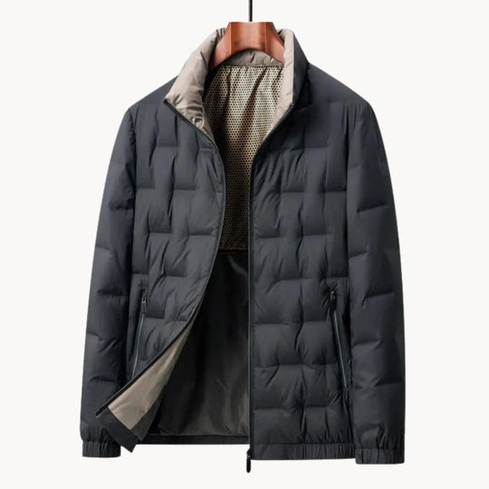 Heren All-Weather Jacket Met Minimalistisch Ontwerp 9