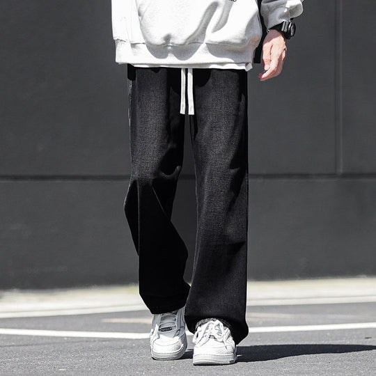 Heren Baggy Jeans met Wijde Pijpen Casual Stijl 1