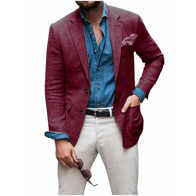 Heren Blazer Casual Stijl 11