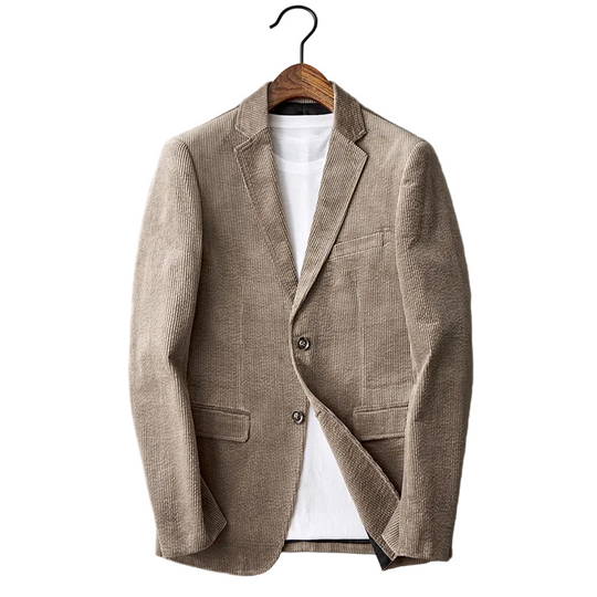 Heren Blazer Slank Met Uniek Revers 0