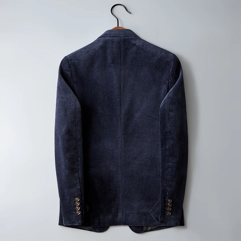 Heren Blazer Slank Met Uniek Revers 6