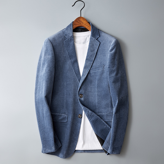 Heren Blazer Slank Met Uniek Revers 7